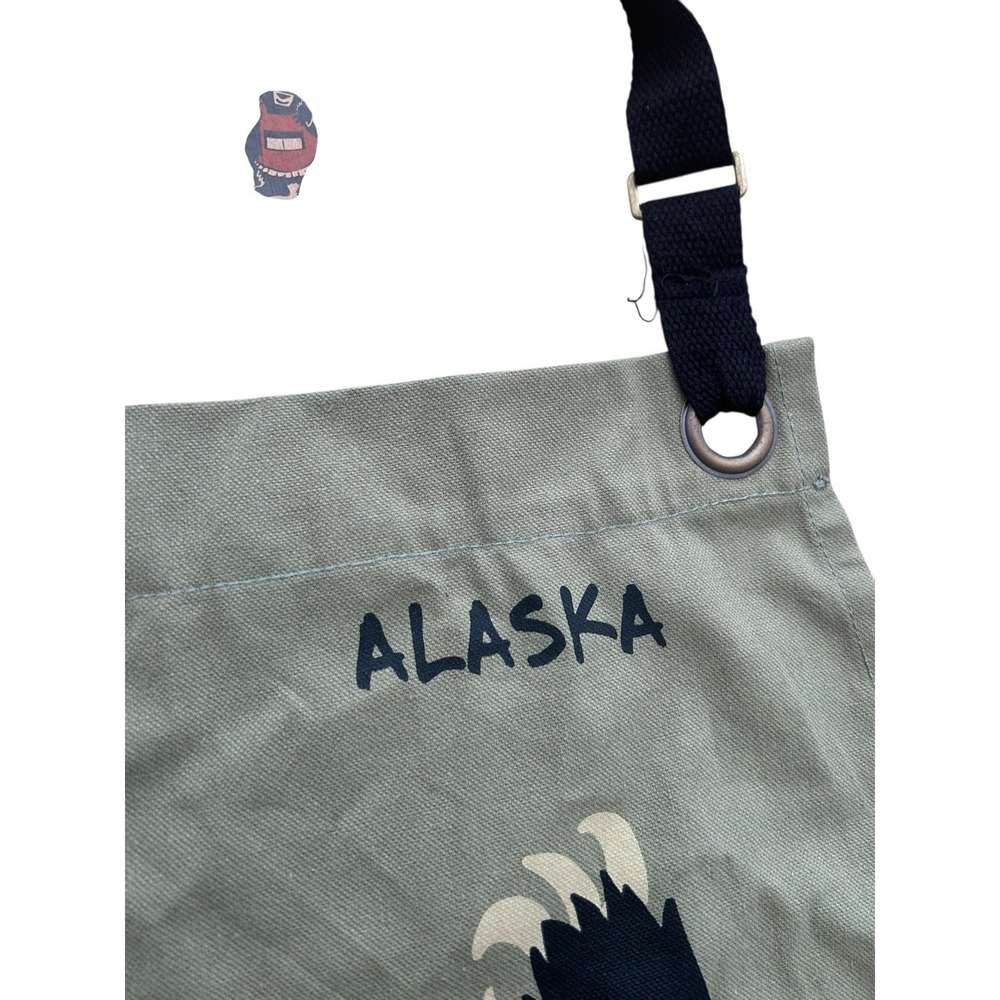 Lazy One Hangry Bear Apron Unisex One Size NWT - Picture 4 of 8
